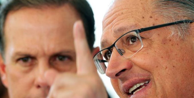 Com direito a alfinetada, Doria reafirma apoio a Alckmin