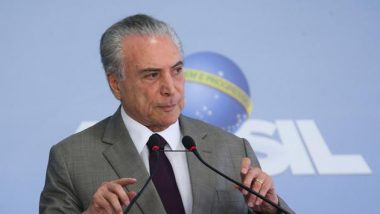 ‘Denúncia é uma ficção’, diz Michel Temer em pronunciamento