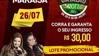 Disponível ingressos do show Maiara & Maraisa