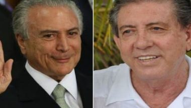 Presidente Temer se segura com apoio de Médium Goiano