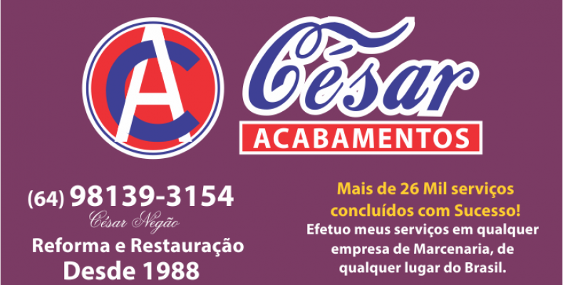 Pensou em móveis – César Acabamentos