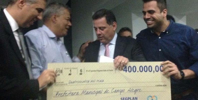 Programa Goiás na Frente destina 400 mil para Campo Alegre