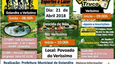 Prorrogado a realização do “Veríssimo, Esportes e Lazer”