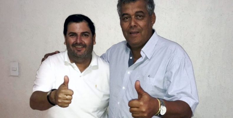 Prefeito Zé Antônio recebe visita do presidente da Câmara de Vereadores, Mauricinho da Nita