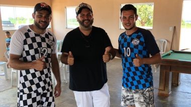 Vereador Mauricinho da Nita prestigia 3ª edição de futebol amador entre Fernando x Lúcio