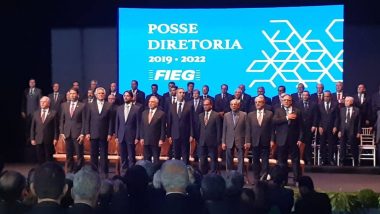 Fieg empossa nova diretoria e homenageia presidente da República