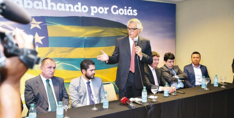 Cota pessoal de Caiado deve superar a metade do secretariado