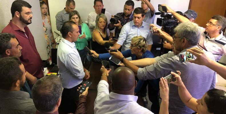 Presidente Caçula recebe imprensa e fala de metas para 2019
