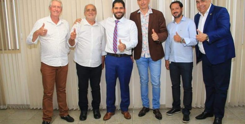 Prefeito João Rios e comitiva são recepcionados pelo vice-governador  Lincon Tejota