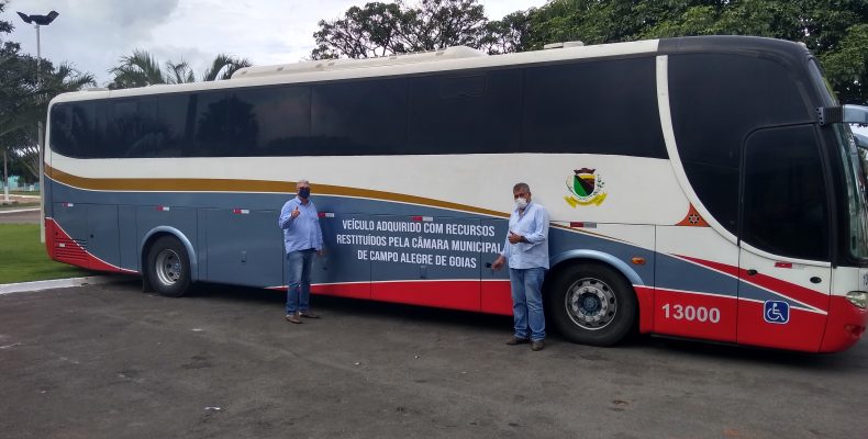 LEGISLATIVO: Presidente da Câmara de Campo Alegre de Goiás – Célio Tapera agradece vereadores pela união na compra de ônibus escolar