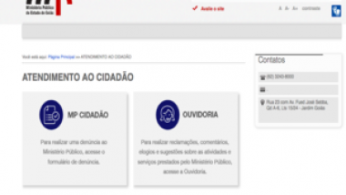 MP-GO lança canal on-line para atendimento ao cidadão