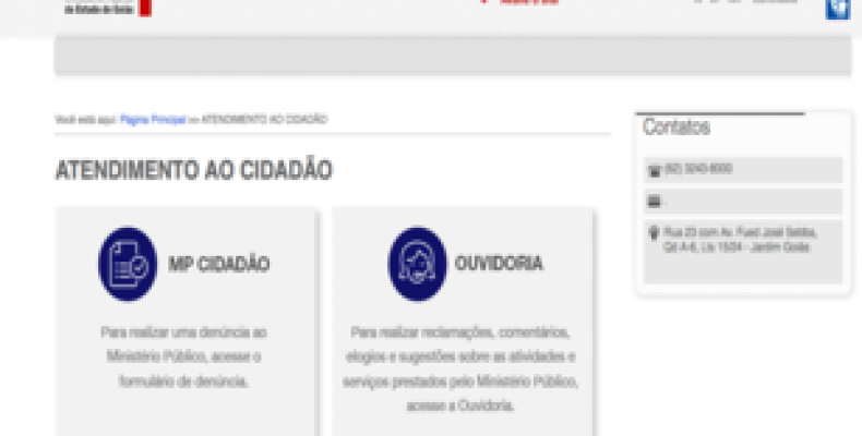 MP-GO lança canal on-line para atendimento ao cidadão