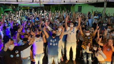 Nova Aurora – Alexandre Alcino e Zé Bete inauguram comitê “Espaço 11” com a presença de centenas de populares