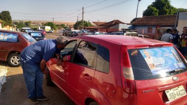 Adesivaço e carreata abrem campanha da coligação “Campo Alegre não pode parar”