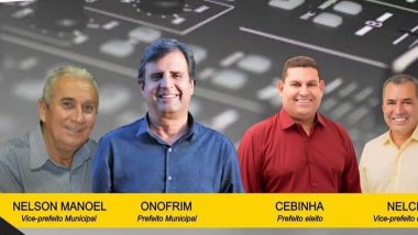 Ouvidor: Prefeito Onofrim, vice Nelson Manoel e eleitos Cebinha e Nelci concedem primeira entrevista após eleições