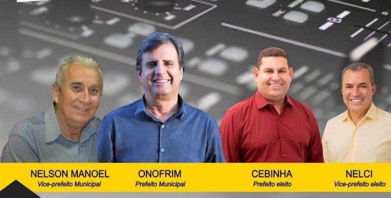 Ouvidor: Prefeito Onofrim, vice Nelson Manoel e eleitos Cebinha e Nelci concedem primeira entrevista após eleições