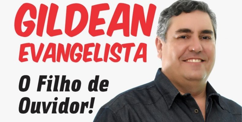 Em Ouvidor – Para vereador vote Gildean Evangelista 40004