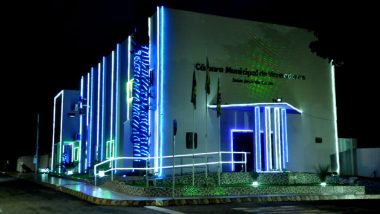 Câmara Municipal de Campo Alegre de Goiás inaugura iluminação de Natal