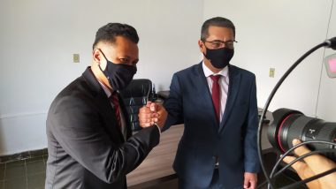 Prefeito Marcelo Paiva, vice e vereadores tomam posse em Anhanguera