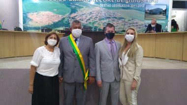 Prefeito, vice e vereadores são empossados em Campo alegre de Goiás