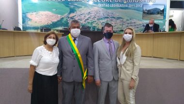 Prefeito, vice e vereadores são empossados em Campo alegre de Goiás