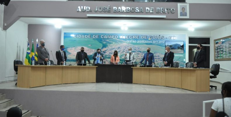Sessão marca abertura dos trabalhos na Câmara de Campo Alegre de Goiás
