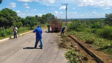 Bairro São João em Goiandira recebe equipes de limpeza e manutenção nas ruas