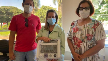 Hospital Santa Casa de Catalão recebe respirador da Secretaria de Saúde de Cumari