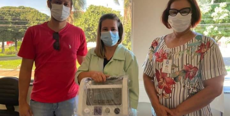 Hospital Santa Casa de Catalão recebe respirador da Secretaria de Saúde de Cumari