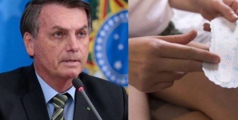 Jair Bolsonaro desautoriza distribuição gratuita de absorventes em escolas