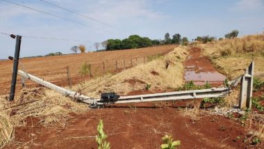 Moradores de Nova Aurora ficam sem energia por cerca de 30 horas após chuva que atingiu a cidade