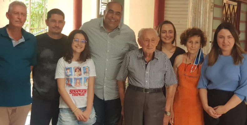 Pré-candidato Luiz Sampaio é recepcionado com almoço na residência da tradicional família Agapito na cidade de Cumari