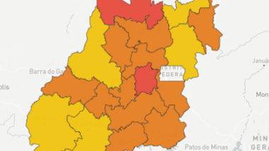 23 cidades de Goiás precisam fechar atividades não essenciais, indica mapa de calor