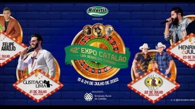 Começa a venda de ingressos avulsos para a Expo Catalão