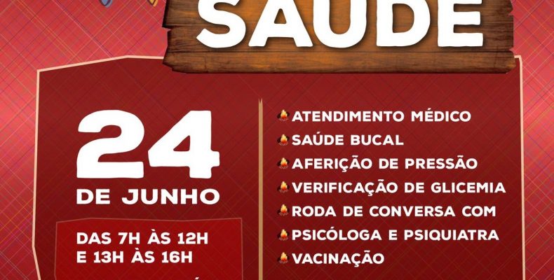 Secretaria da Saúde de Ouvidor promove o “Arraiá da Saúde “ com atendimento médico e outros serviços