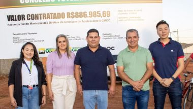 Prefeitura de Ouvidor lança obra da construção Conselho Tutelar com investimentos de mais 800 mil