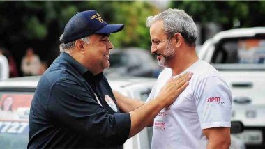 Luiz Sampaio e Dra. Gizelda realizaram caminhada no centro de Catalão