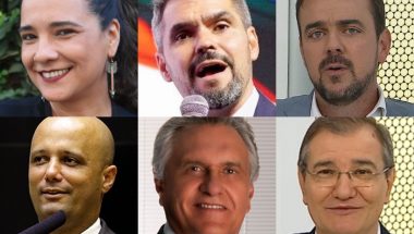 Caiado e outros cinco candidatos participam de debate na TV Anhanguera, nesta terça (27)