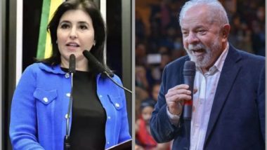 Janja liga para Tebet e senadora conversa com Lula sobre apoio