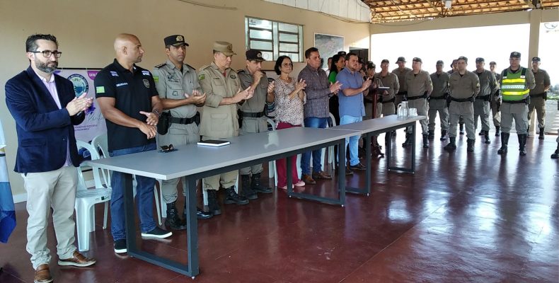 Segurança Pública: Vereadores participam da solenidade “Comando Itinerante” em Nova Aurora