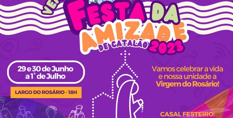 Festa da Amizade  2023 já tem data marcada