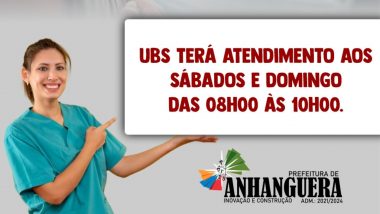 ANHANGUERA: Luquinha da Saúde anuncia ampliação no horário de atendimento na UBS