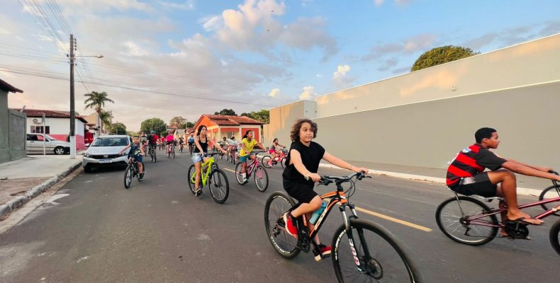 Passeio ciclístico marca o “Dia Mundial Sem Carro’, em Anhanguera