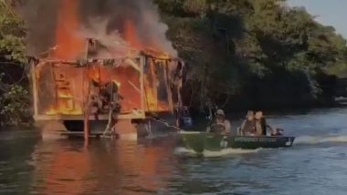 Batalhão Ambiental destrói garimpo ilegal no Rio Corumbá