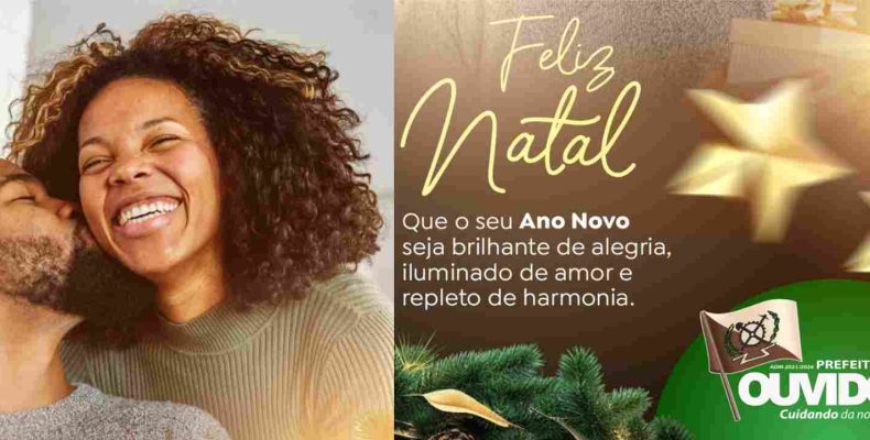FELIZ NATAL: Que o seu Ano Novo seja brilhante de alegria, iluminado de amor e repleto de harmonia