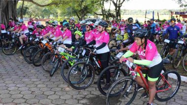 Prefeitura de Anhanguera realiza passeio ciclístico em homenagem ao dia Internacional da Mulher