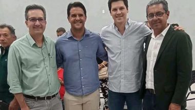 Marcelo Paiva e Lucas Guimarães prestigia  reeleição de Daniel Vilela como presidente do MDB Goiás