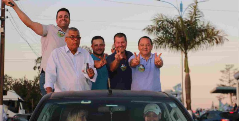 Eleições 2024: Grande carreata e comício, marcam o segundo dia oficial da campanha de Douglas Sertório e Bruno Saran em Campo Alegre de Goiás neste sábado (17)