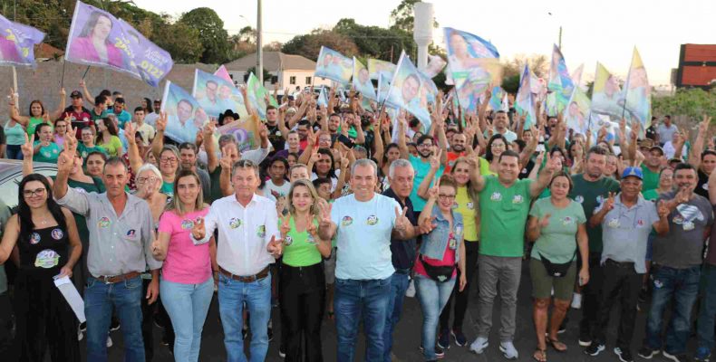 Eleições 2024: Em Ouvidor, Cebinha e Nelci realizaram mais uma caminhada da vitória