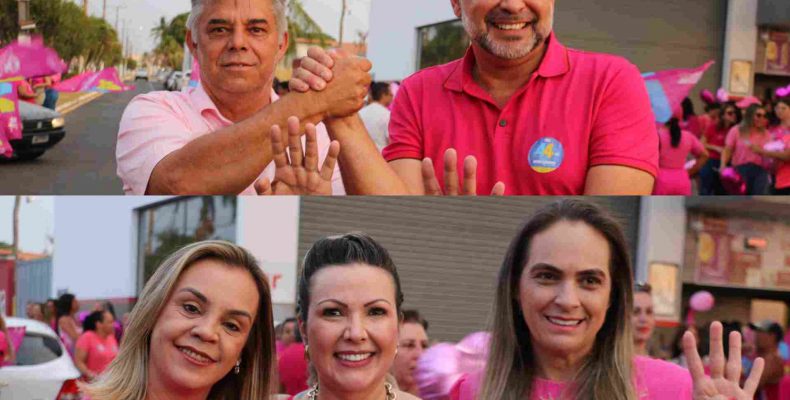 Eleições2024: Caravana “Mulheres com Haroldinho 44” realizam caminhada em Três Ranchos